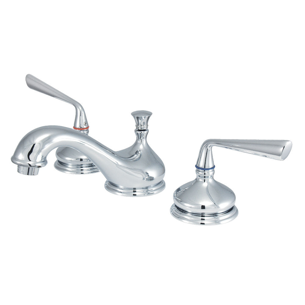 Silver Sage Widespread Bathroom Faucet in Polished Chrome