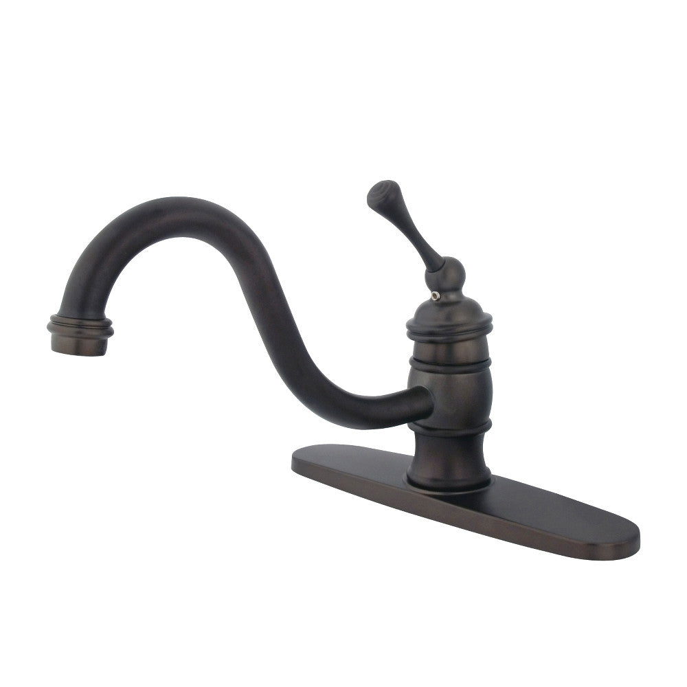Restoration One Handle Kitchen Faucet in Oil Rubbed Bronze