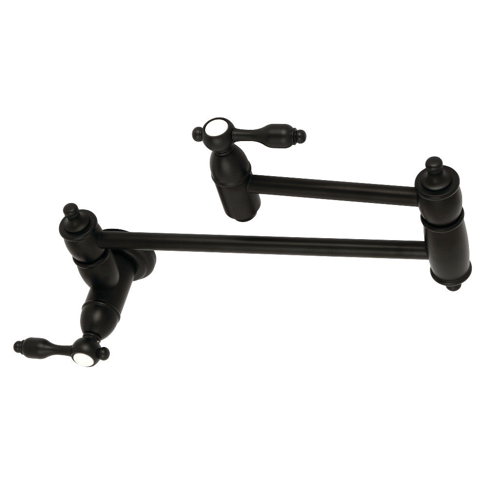 Tudor Pot Filler Faucet in Matte Black