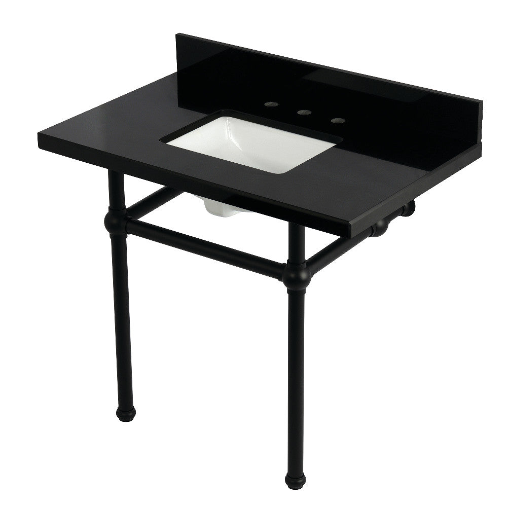 Templeton 36 Inch Console Sink in Black