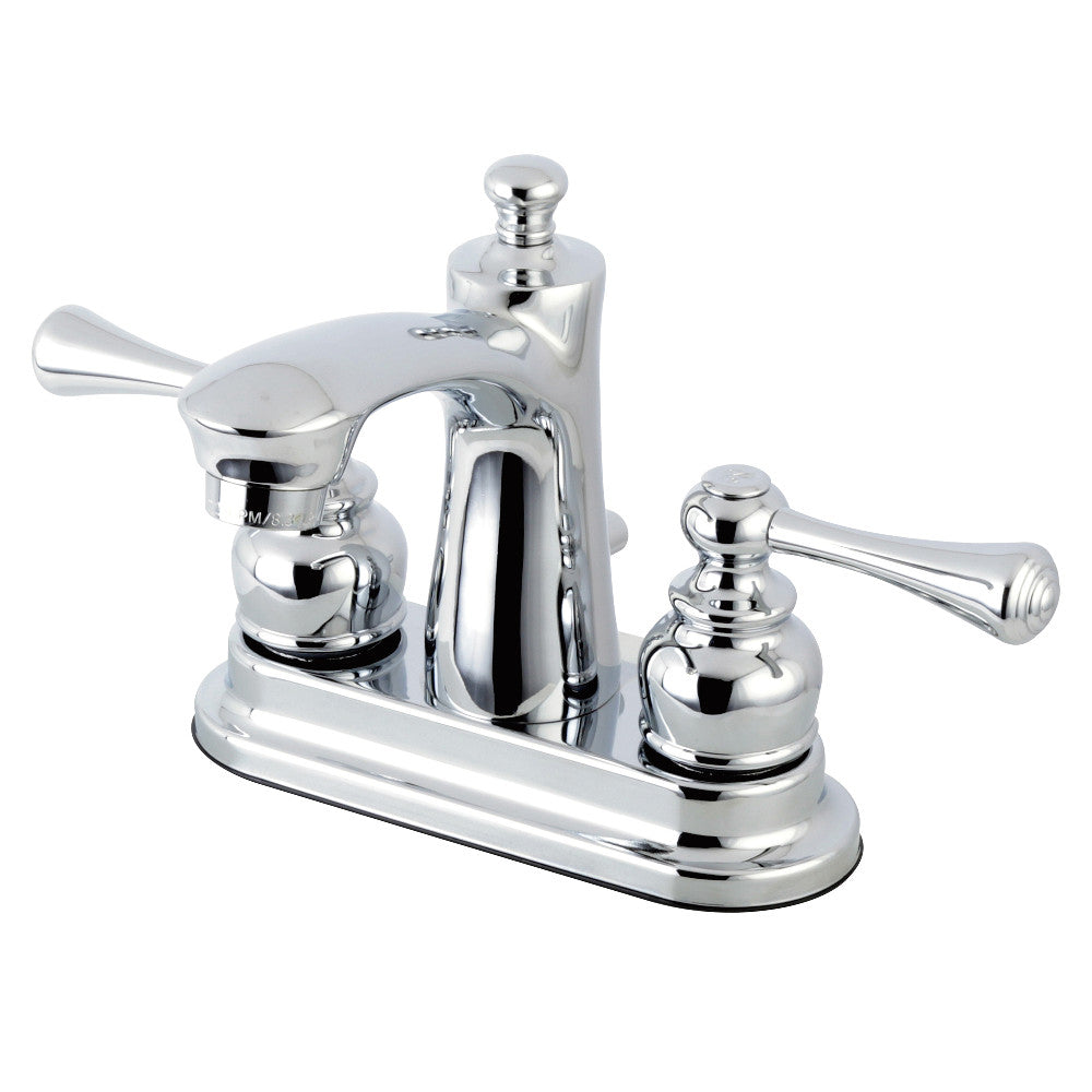 Vintage 4 Inch Centerset Bathroom Faucet in Polished Chrome