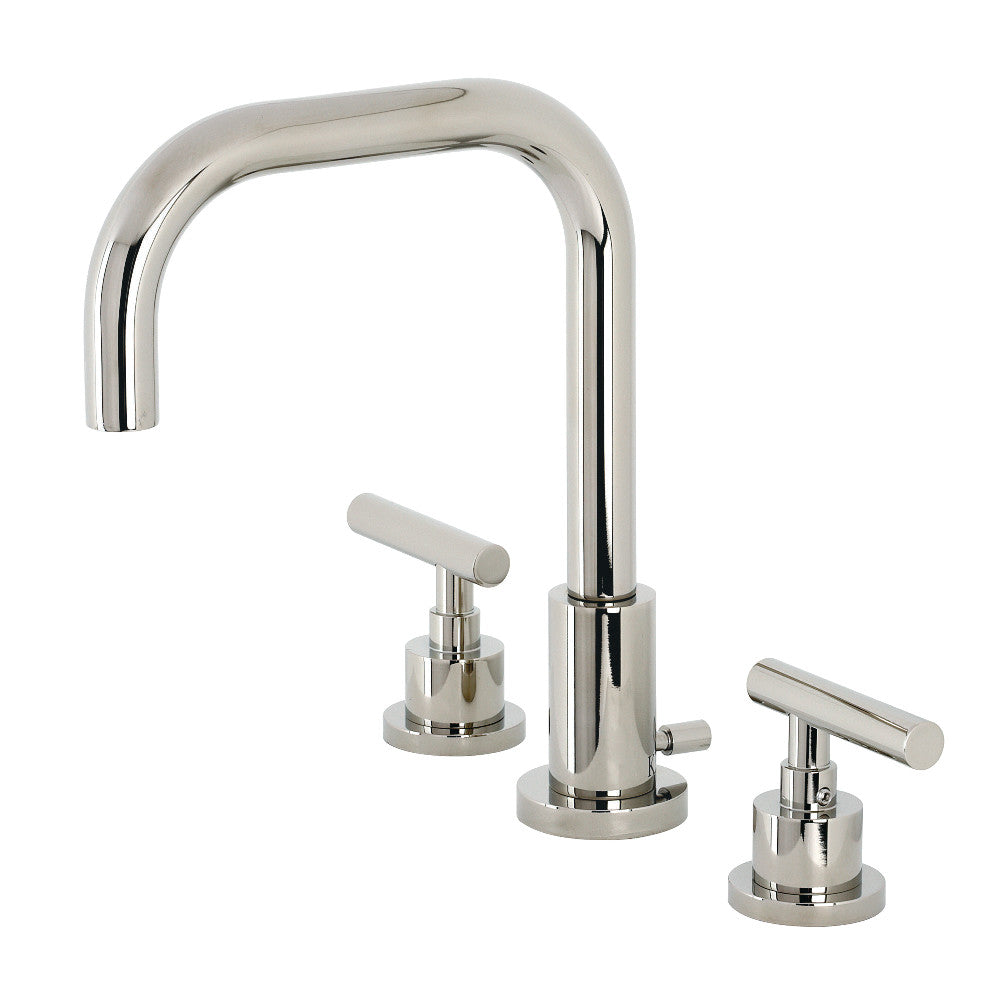 Manhattan Widespread Bathroom Faucet in Polished Nickel