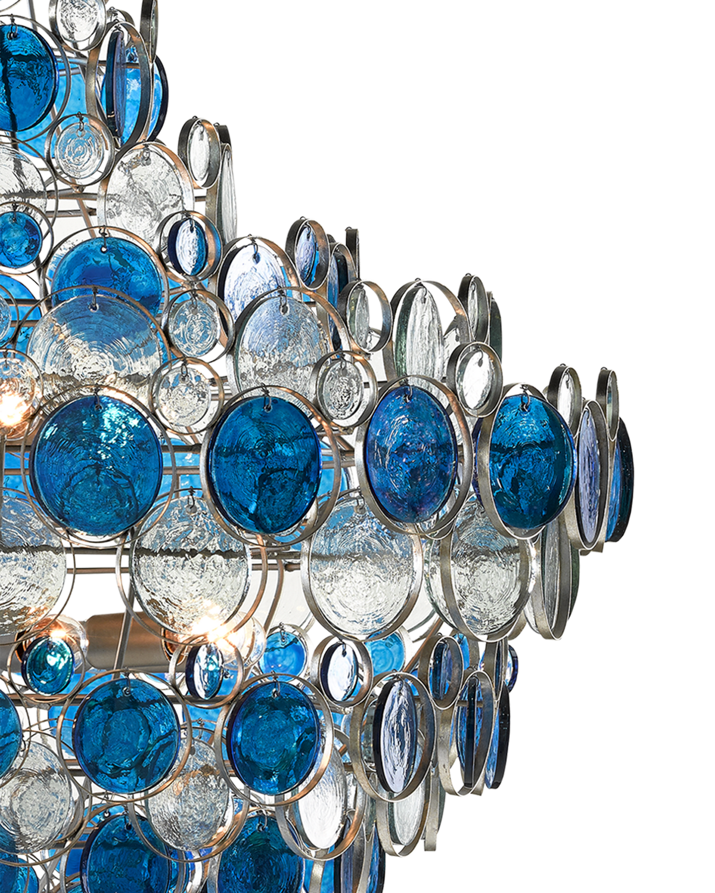 Galahad Large Blue Chandelier