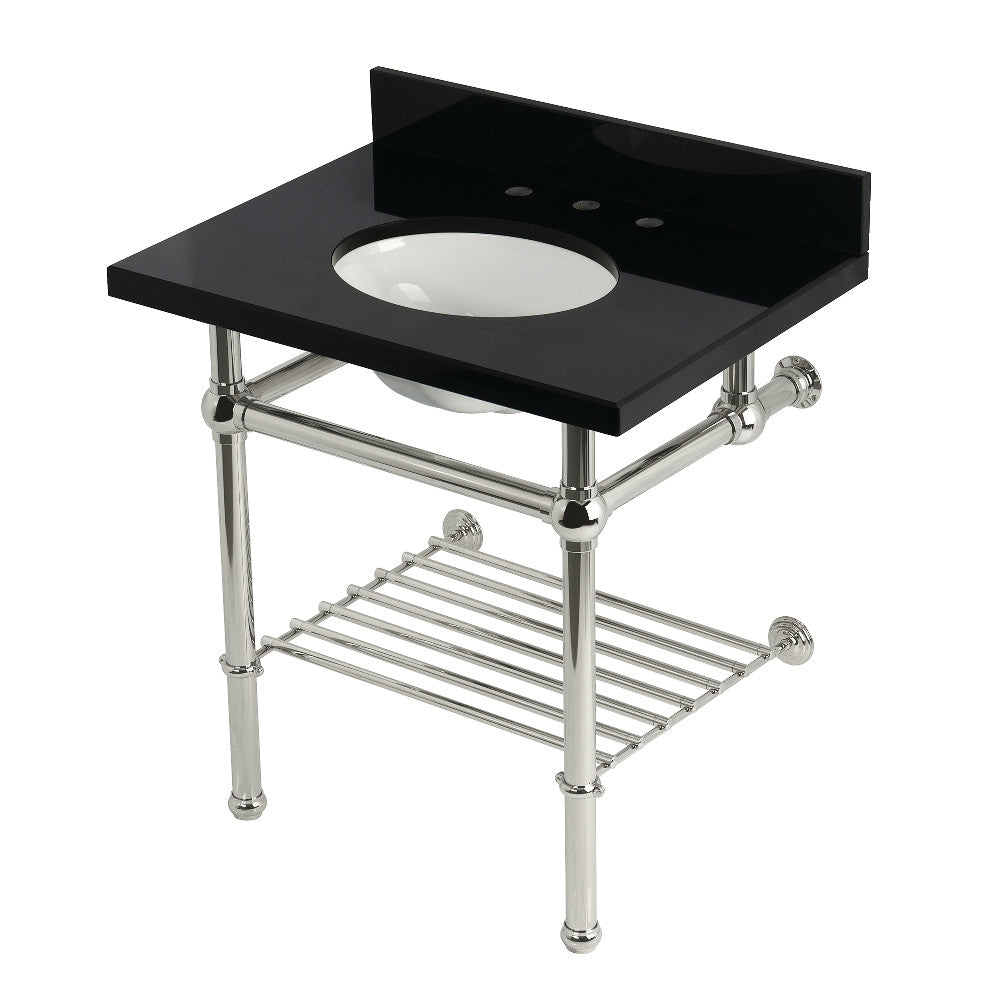 Templeton 30 Inch Console Sink in Polished Nickel