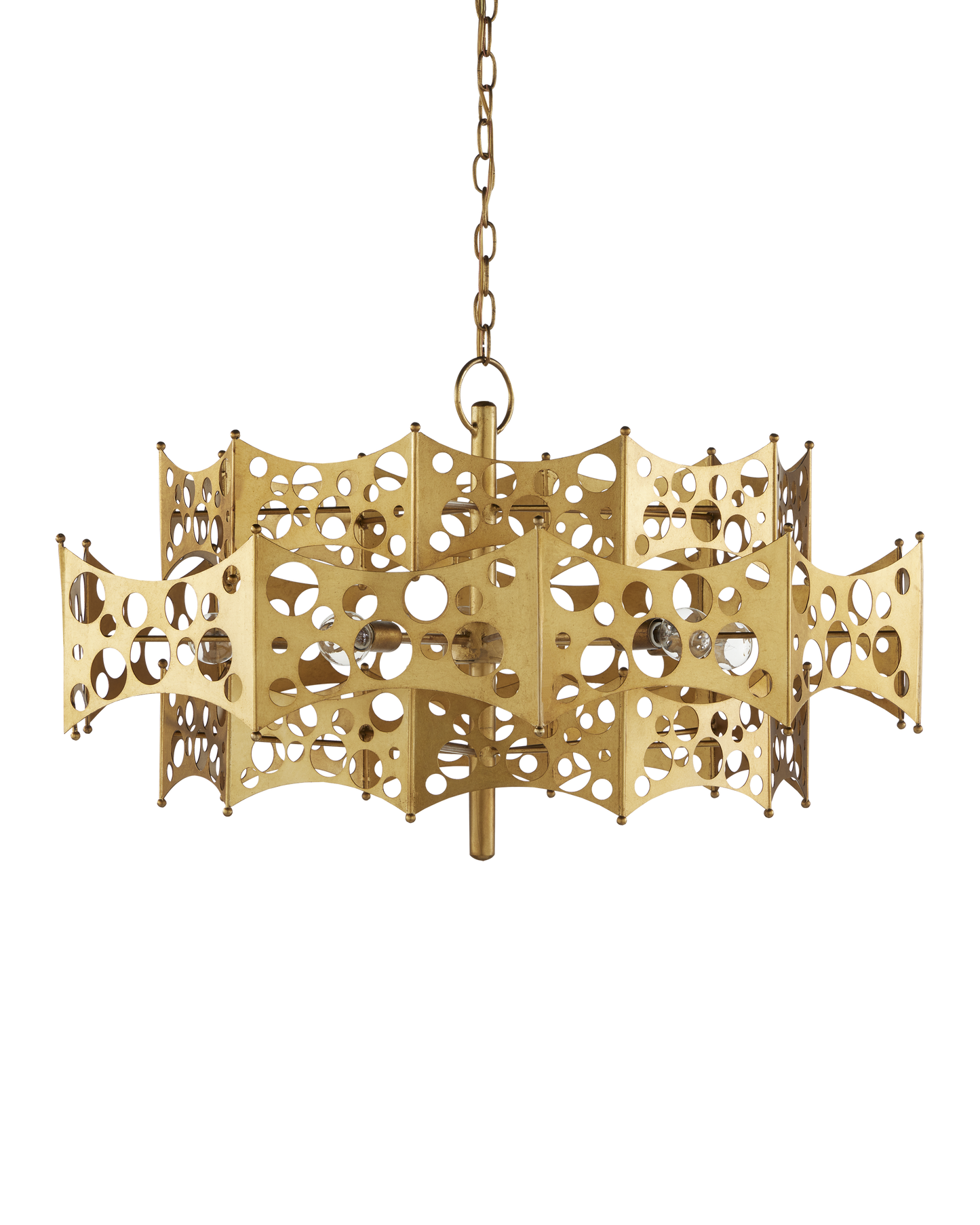 Emmental Gold Chandelier