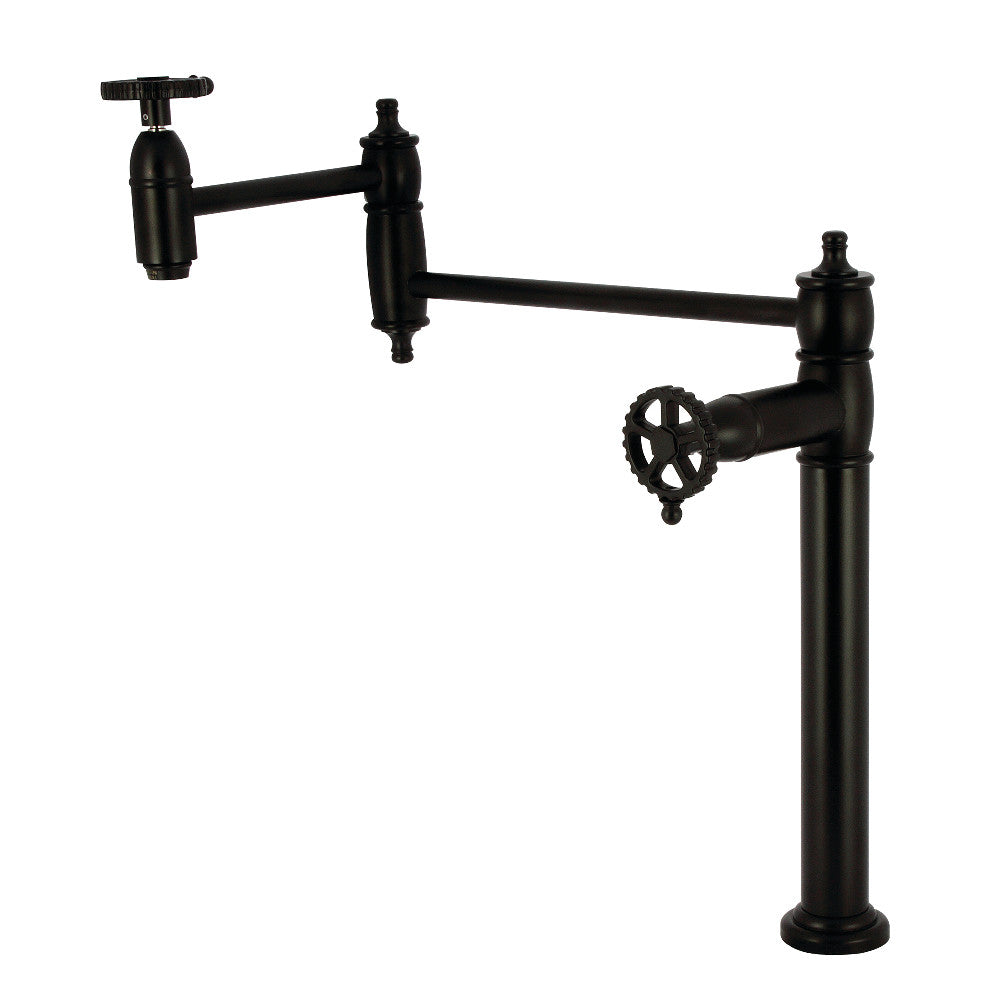 Fuller Pot Filler Faucet in Matte Black