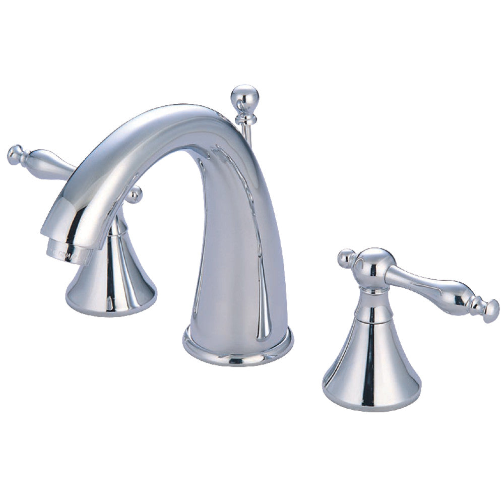Naples Widespread Bathroom Faucet in Polished Chrome