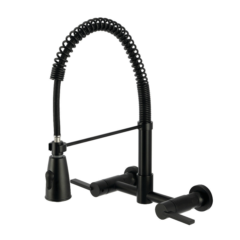 Continental Pre-Rinse Kitchen Faucet in Matte Black