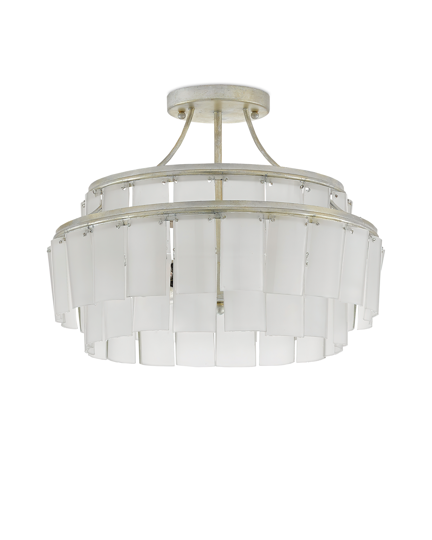 Vintner White Semi-Flush Mount