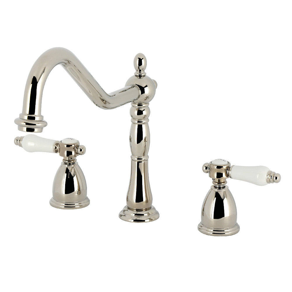 Bel-Air Widespread Kitchen Faucet in Polished Nickel