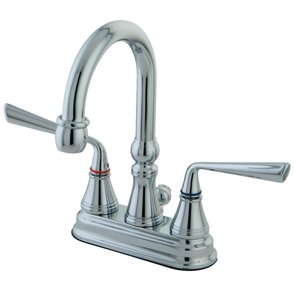 Silver Sage 4 Inch Centerset Bathroom Faucet in Polished Chrome
