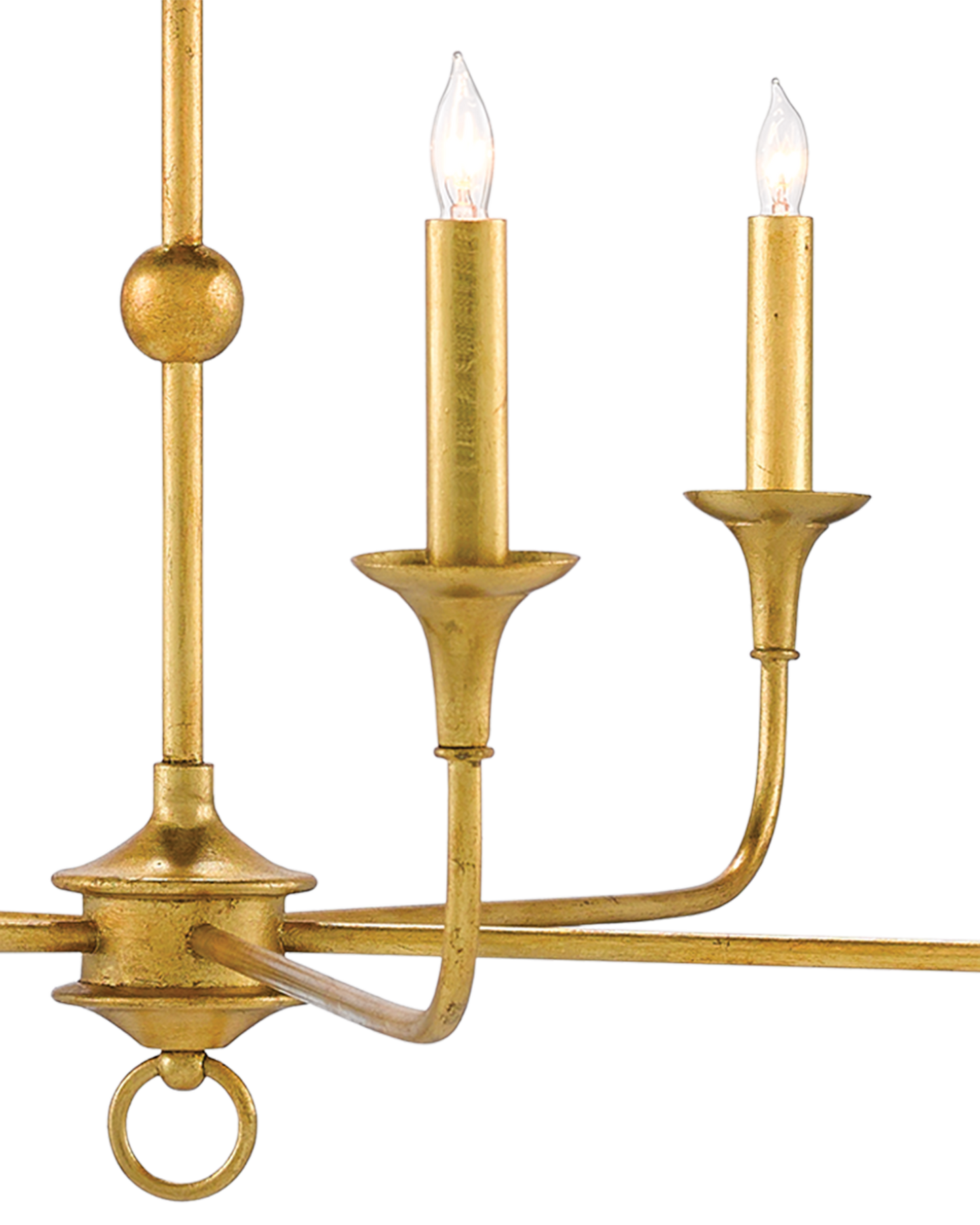 Nottaway Small Gold Chandelier