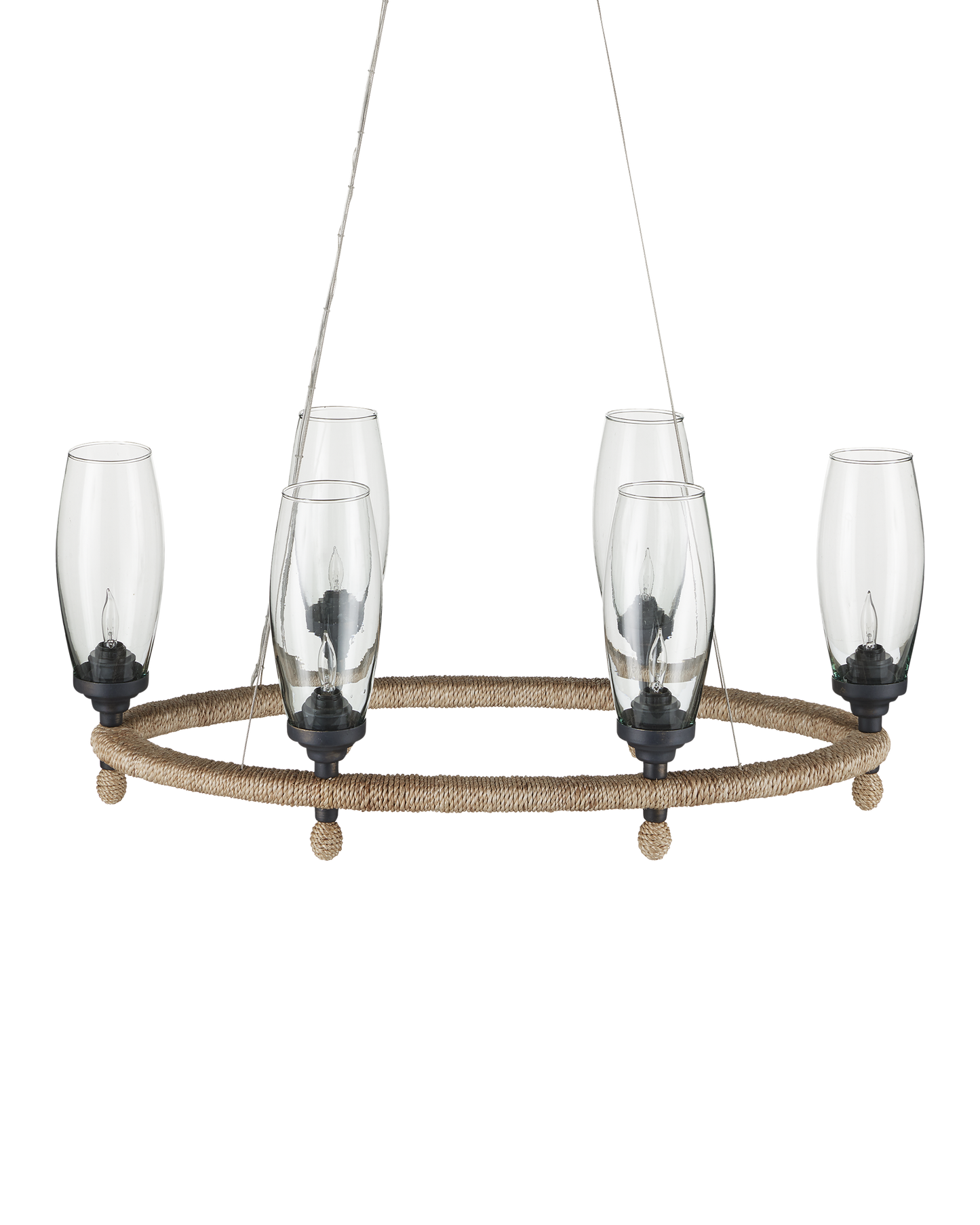 Hightider Glass Oval Chandelier