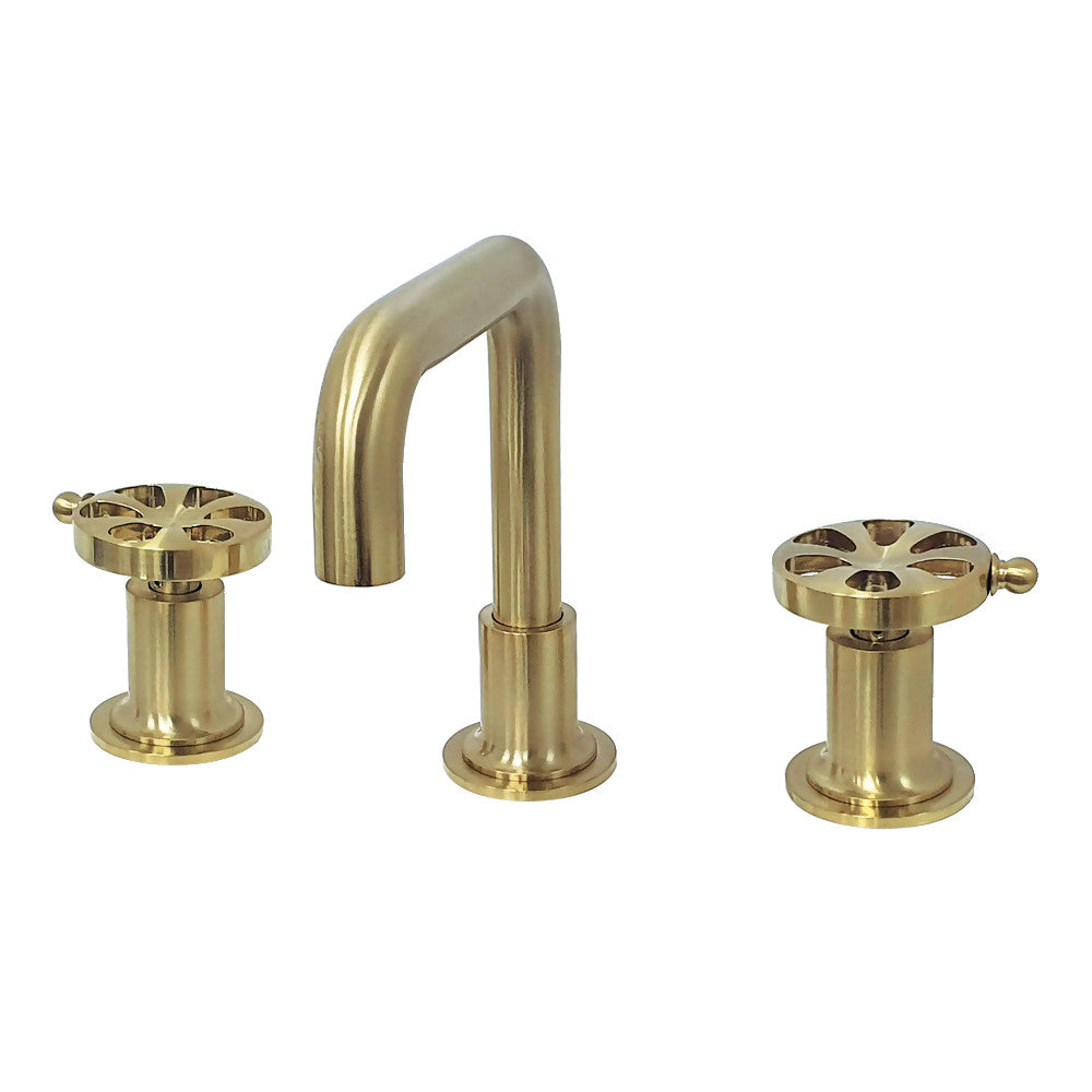 Belknap Widespread Bathroom Faucet in Brushed Brass