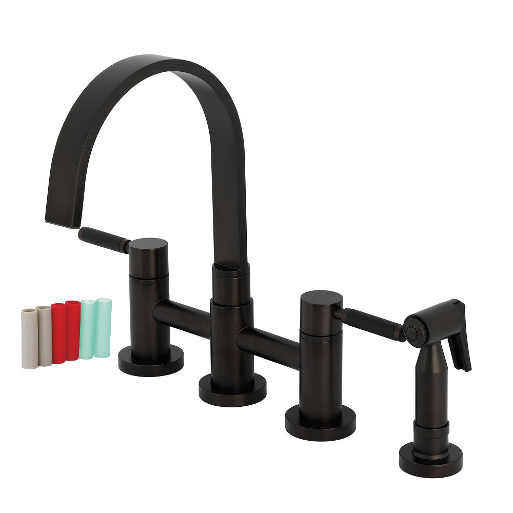 Kaiser Bridge Kitchen Faucet in Oil Rubbed Bronze