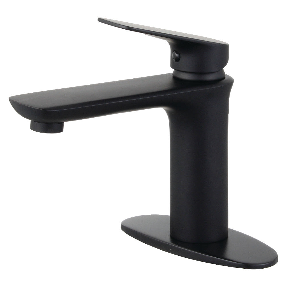 Frankfurt Single-Hole Bathroom Faucet in Matte Black