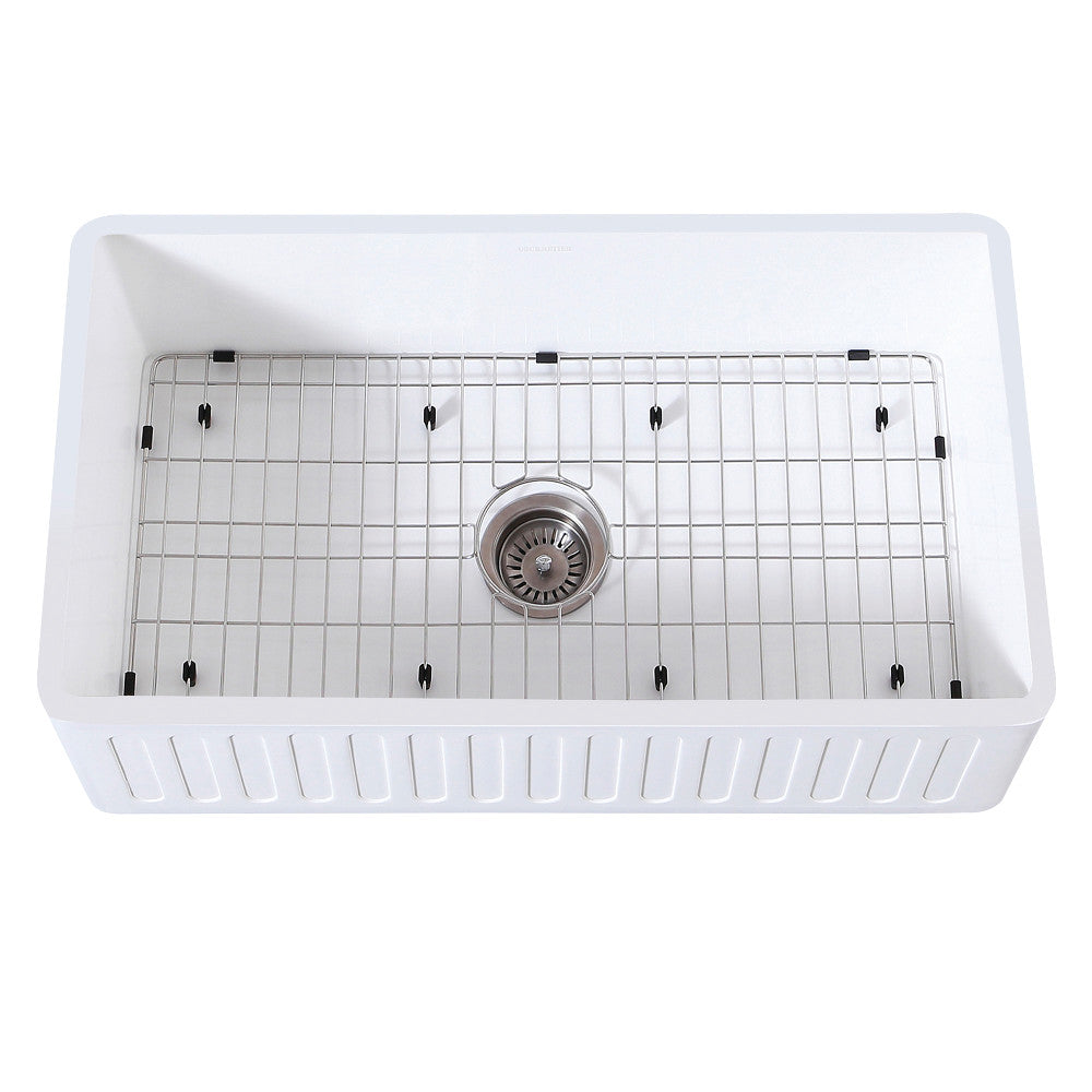 Arcticstone 30 Inch Farmhouse Kitchen Sink in White
