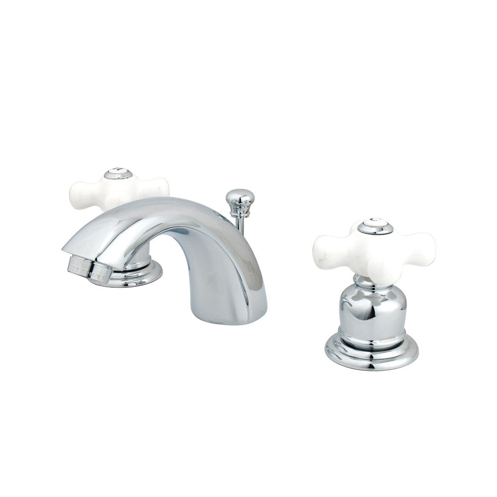 Victorian Mini-Widespread Bathroom Faucet in Polished Chrome