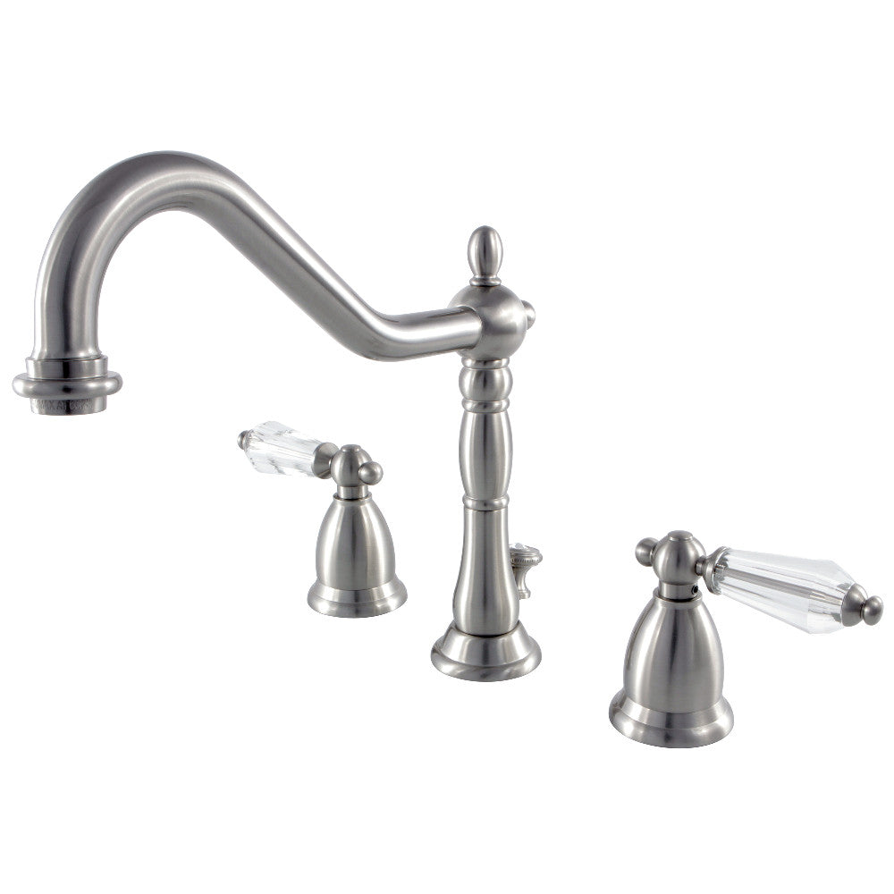 Wilshire Widespread Bathroom Faucet in Brushed Nickel