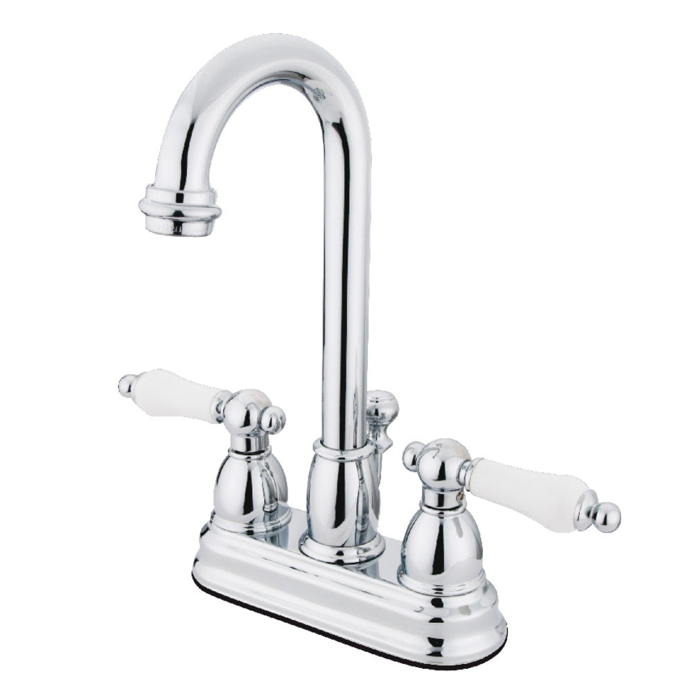 Restoration 4 Inch Centerset Bathroom Faucet in Polished Chrome