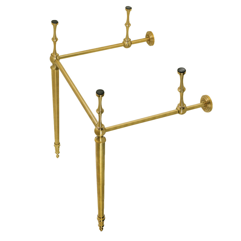 Edwardian 16 Inch Console Sink in Brushed Brass