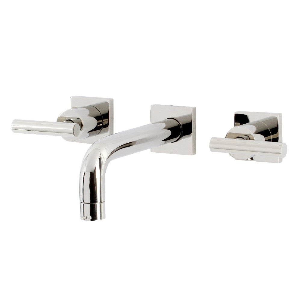 Manhattan Wall-Mount Bathroom Faucet in Polished Nickel