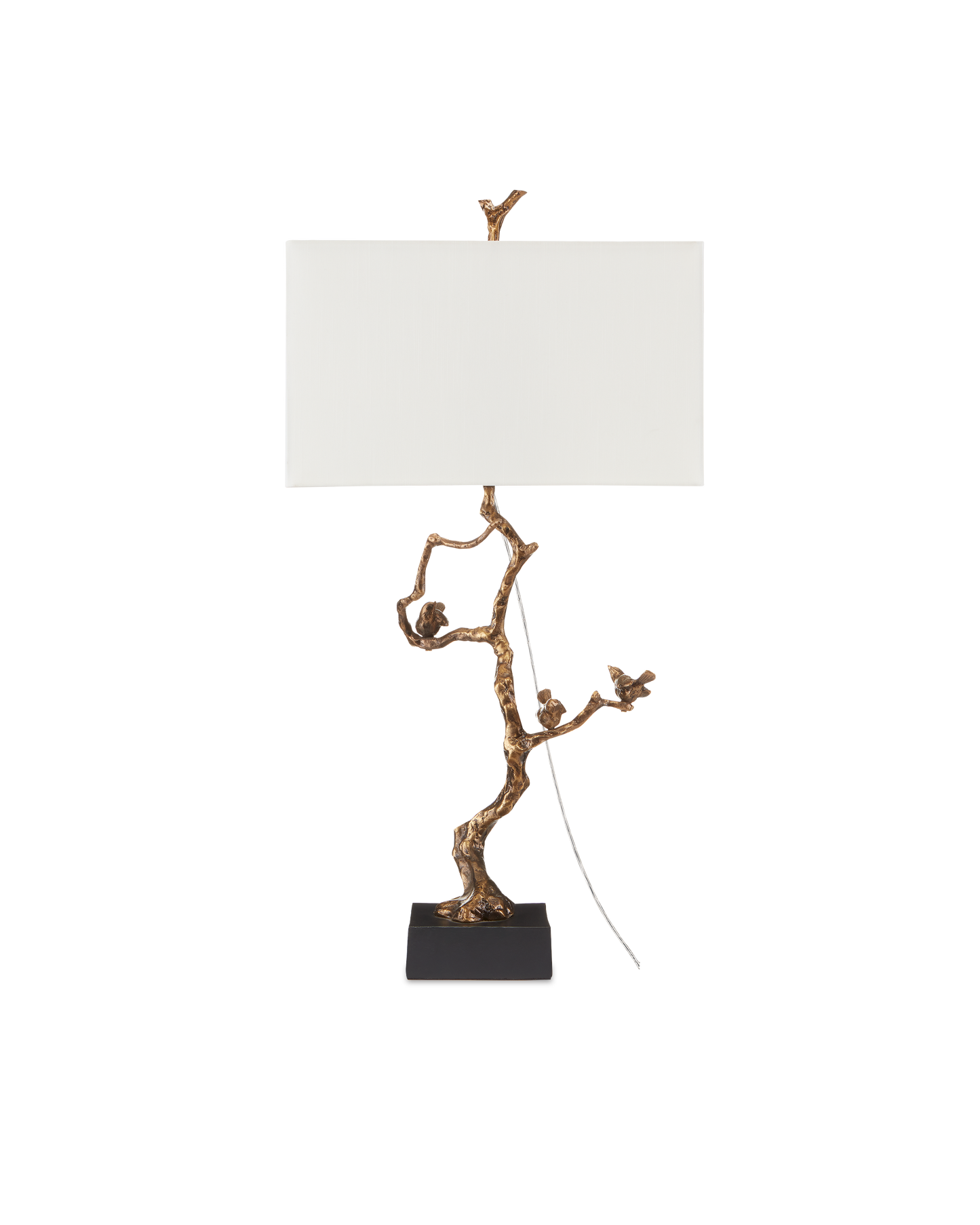 Shadows Brass Table Lamp