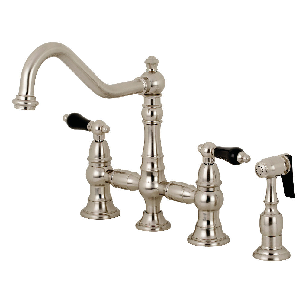 Duchess Bridge Kitchen Faucet in Brushed Nickel