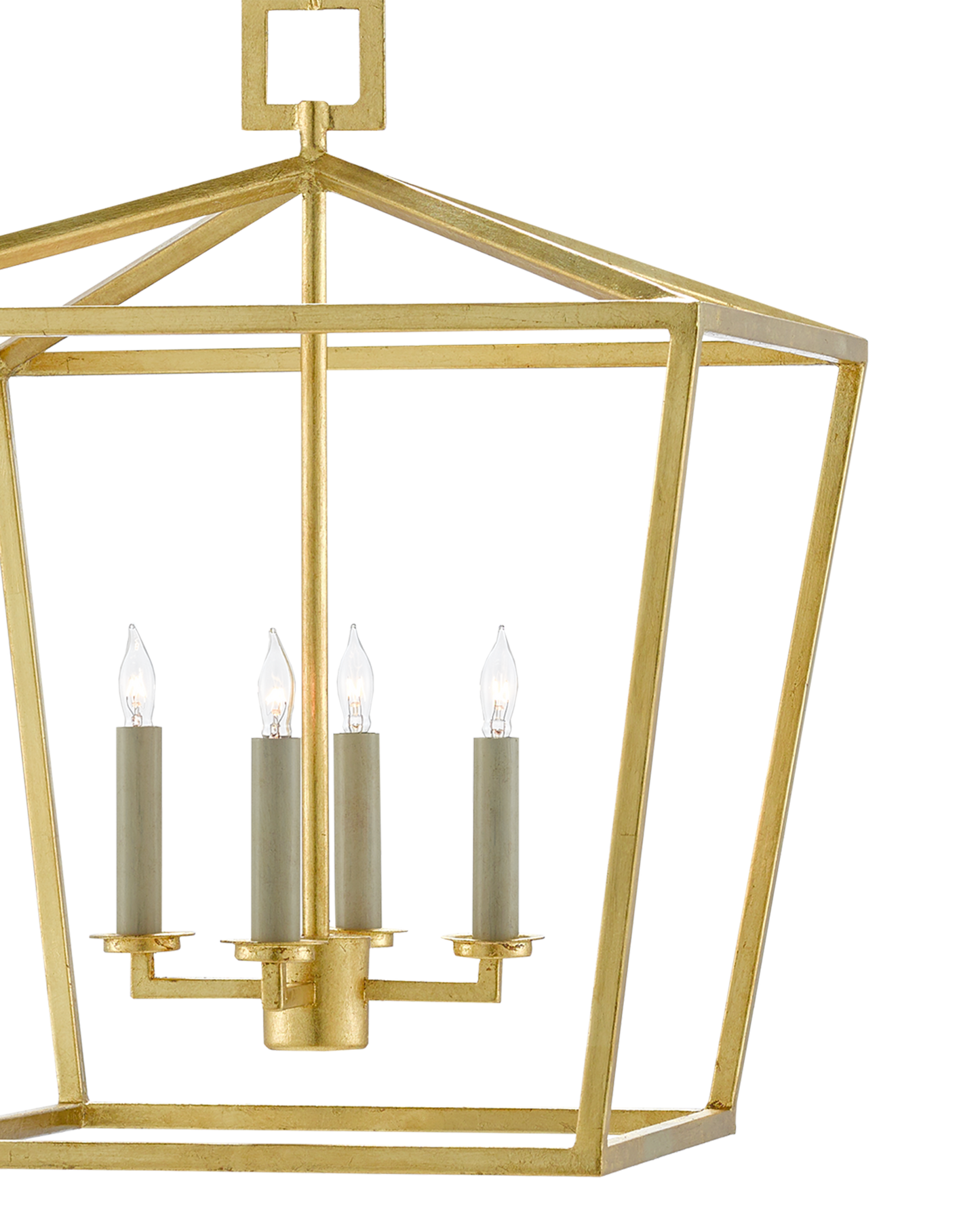 Denison Medium Gold Lantern