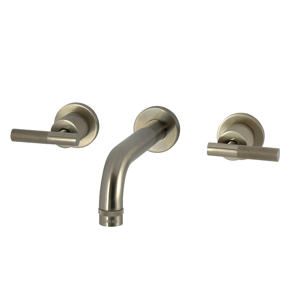 Convergent Wall-Mount Bathroom Faucet in Brushed Nickel