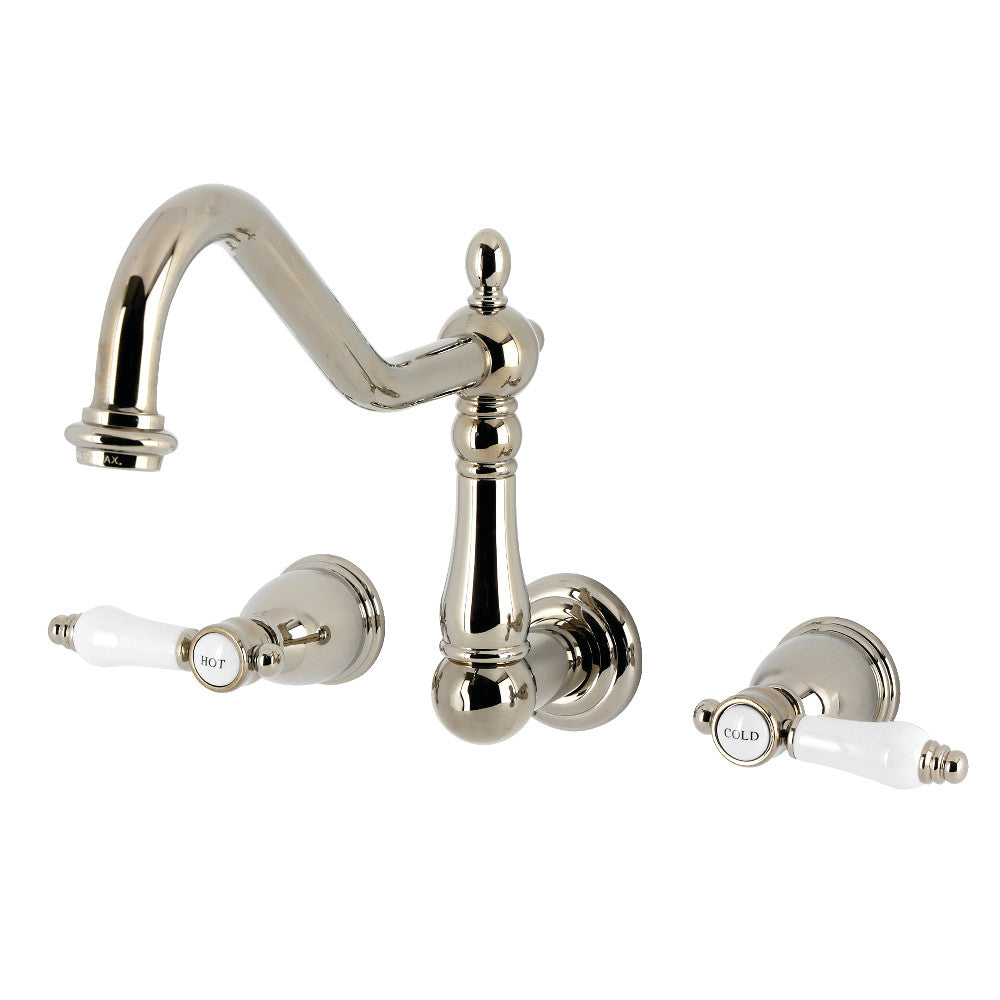 Bel-Air Wall Mount Kitchen Faucet in Polished Nickel
