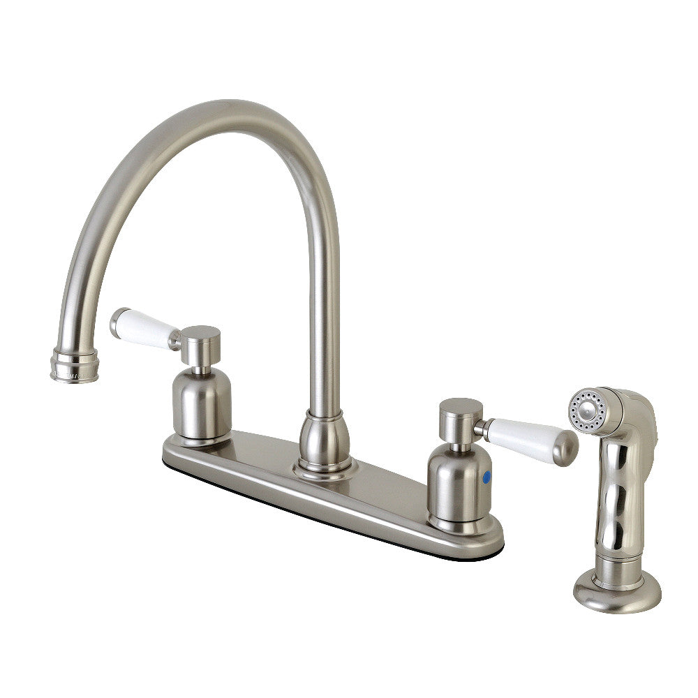Paris Centerset Kitchen Faucet in Brushed Nickel