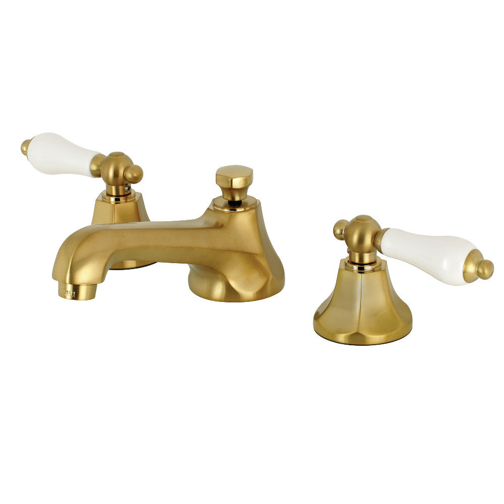 Metropolitan Widespread Bathroom Faucet in Brushed Brass