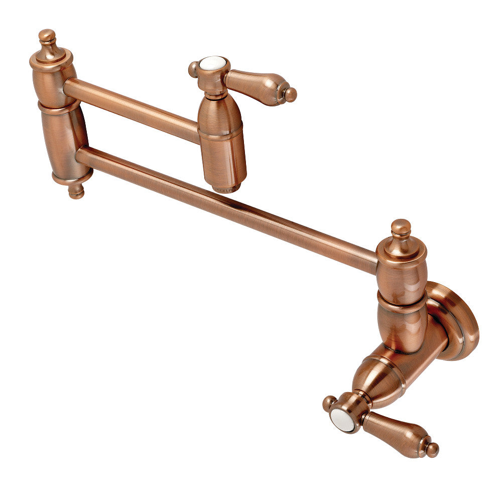 Heirloom Pot Filler Faucet in Antique Copper