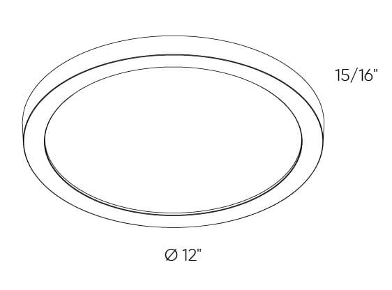 12in flush mount for coastal environment