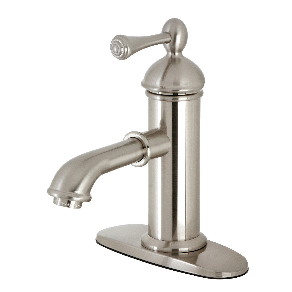 Paris Single-Hole Bathroom Faucet in Brushed Nickel