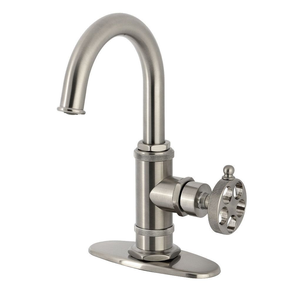Wendell Single-Hole Bathroom Faucet in Brushed Nickel