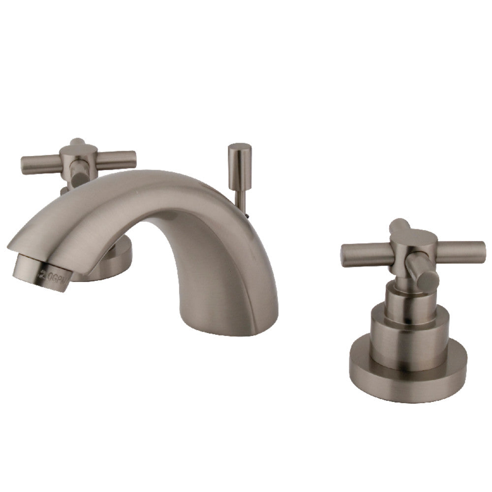 Mini-Widespread Bathroom Faucet in Brushed Nickel