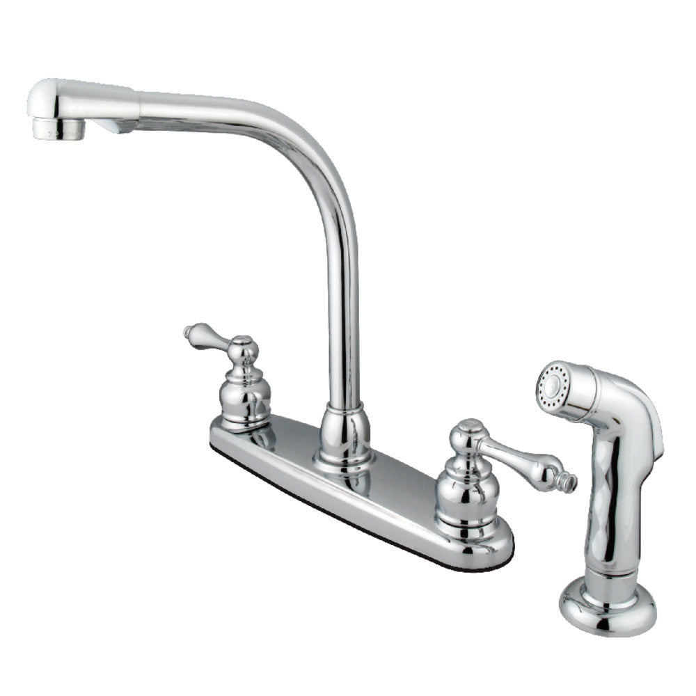 Victorian Centerset Kitchen Faucet in Polished Chrome