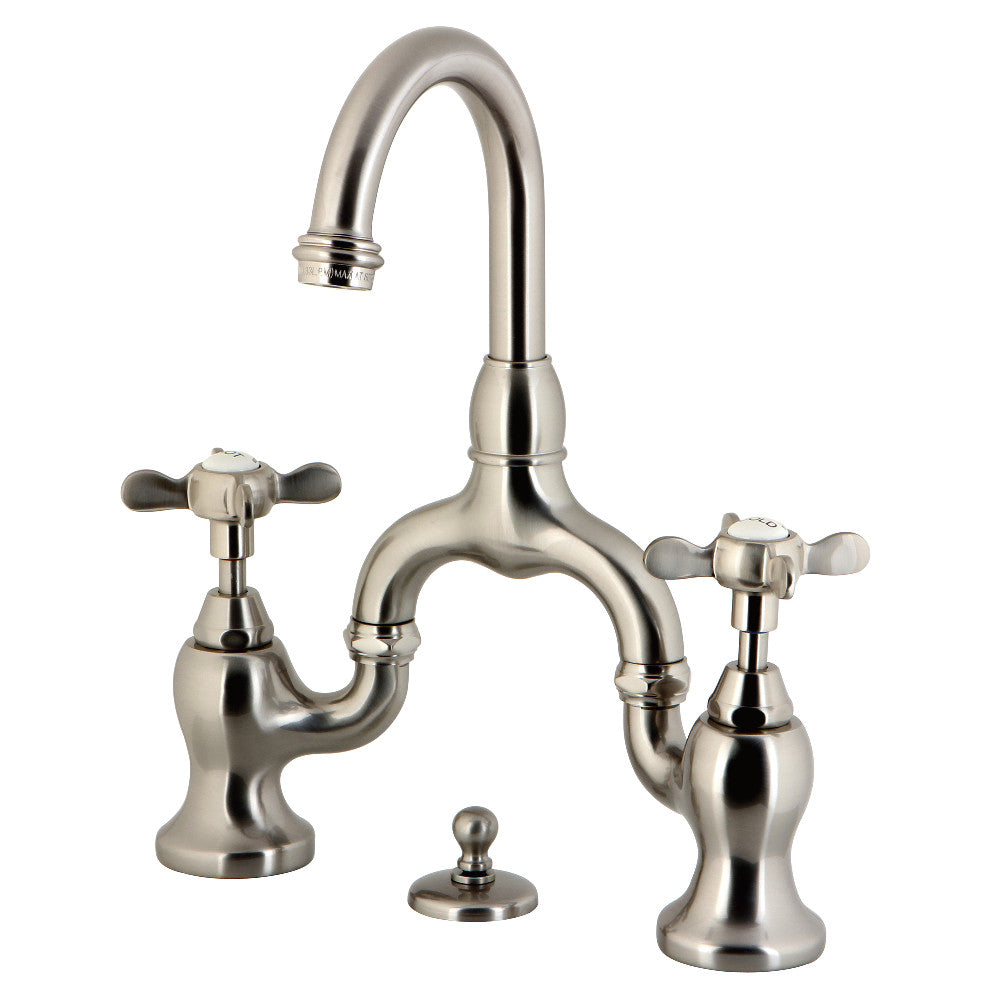 Essex Bridge Bathroom Faucet in Brushed Nickel