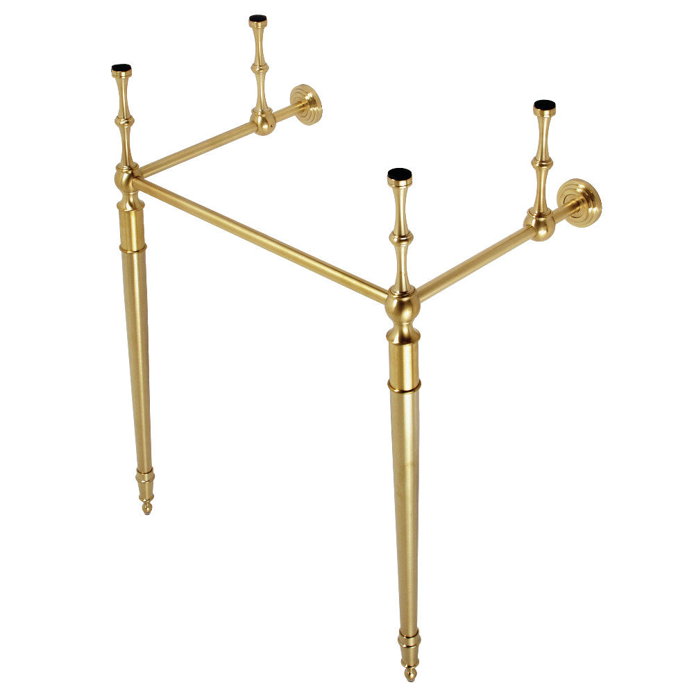 Edwardian 22.31 Inch Console Sink in Brushed Brass