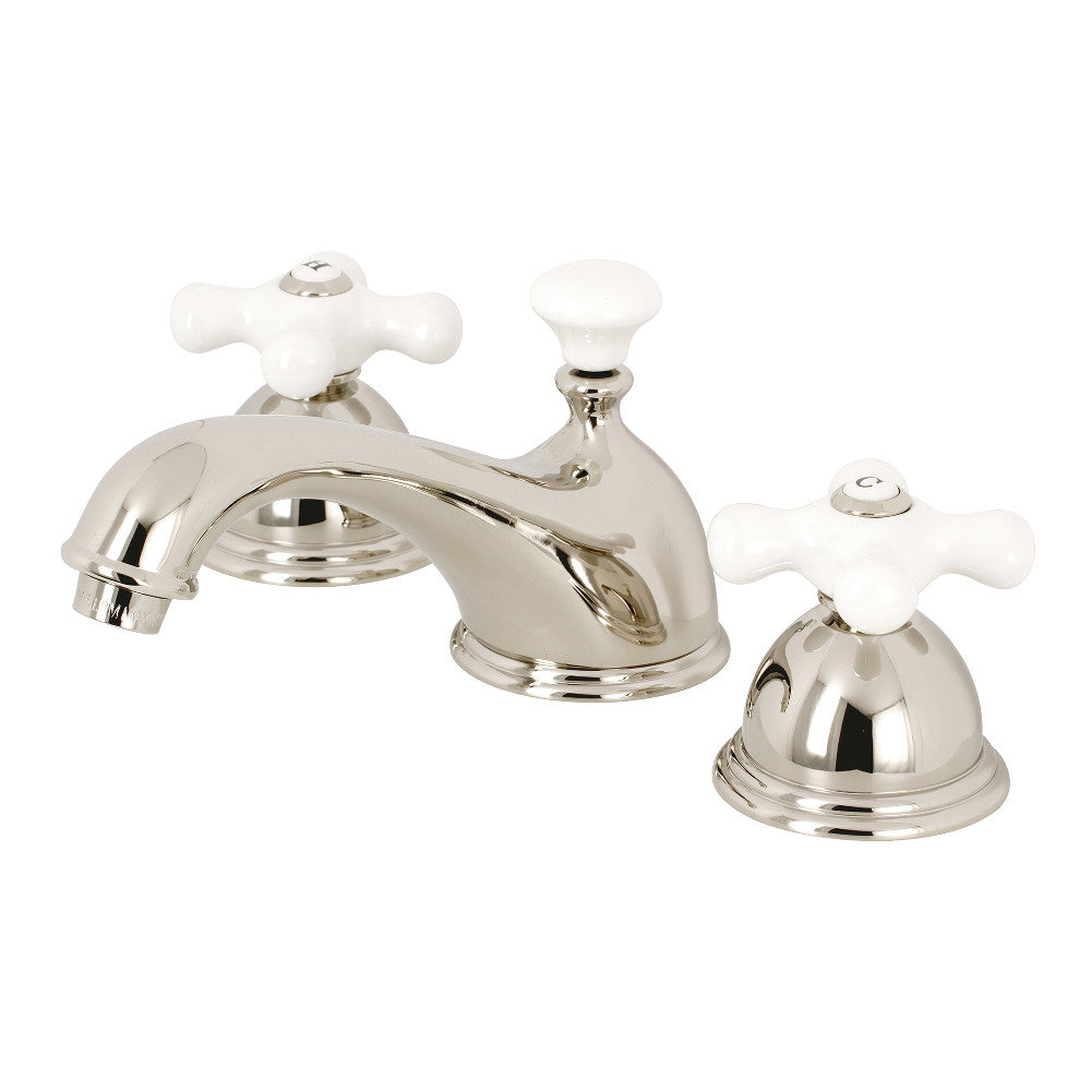 Restoration Widespread Bathroom Faucet in Polished Nickel