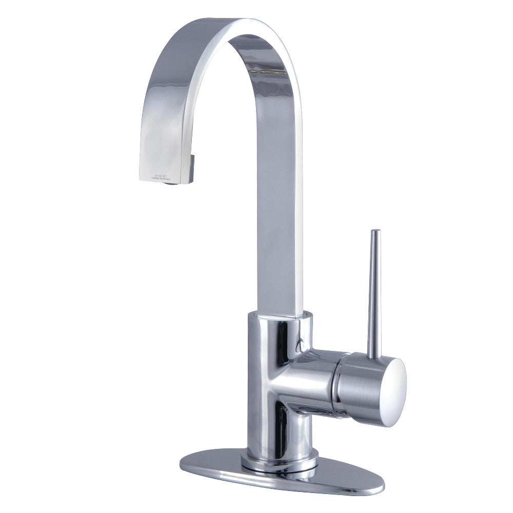 New York Single-Hole Bathroom Faucet in Polished Chrome