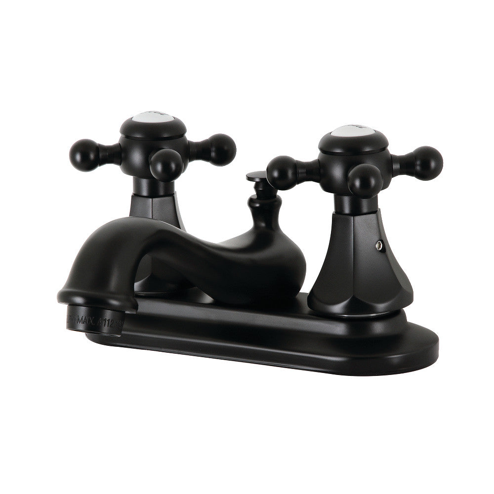 Metropolitan 4 Inch Centerset Bathroom Faucet in Matte Black