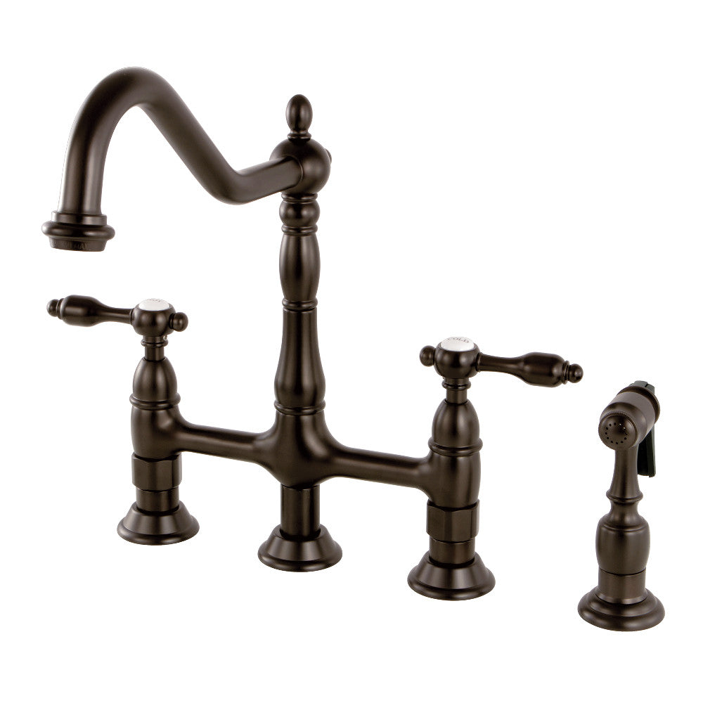 Tudor Bridge Kitchen Faucet in Oil Rubbed Bronze
