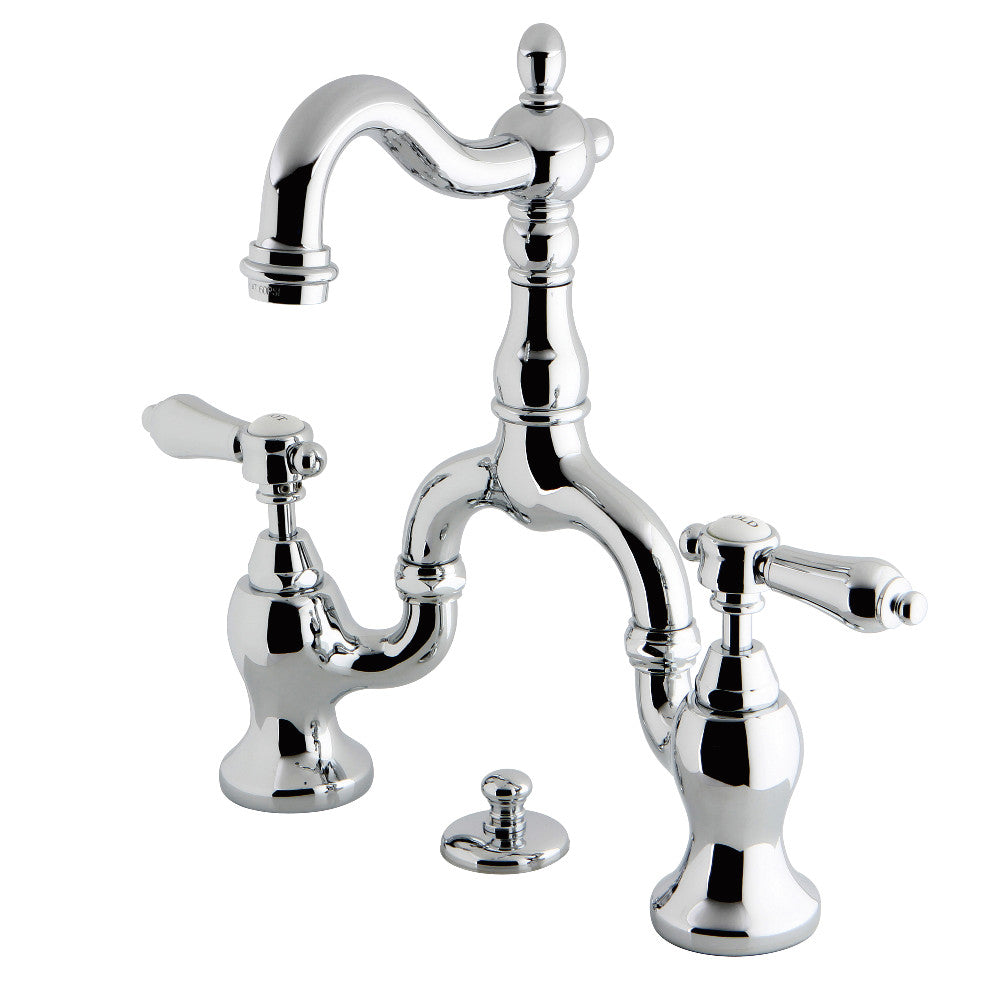 Heirloom Bridge Bathroom Faucet in Polished Chrome