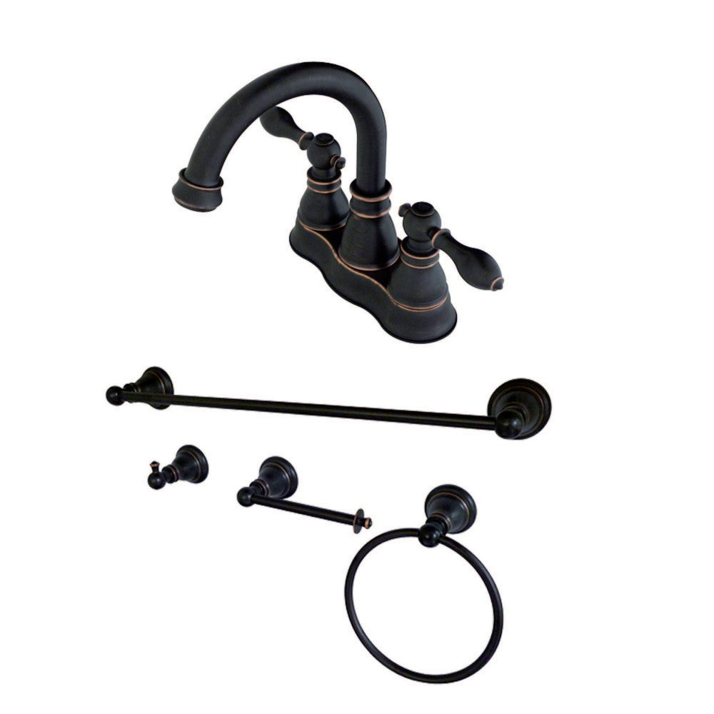 American Classic 4 Inch Centerset Bathroom Faucet in Naples Bronze