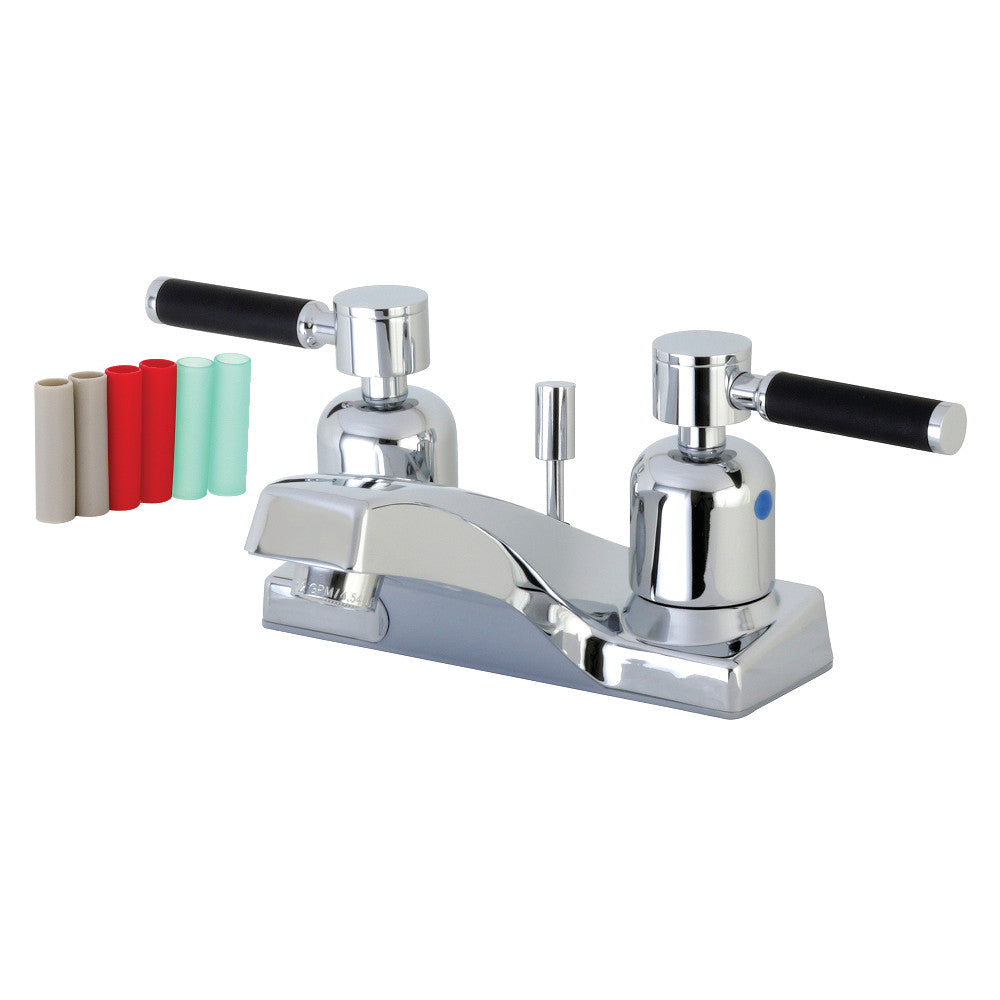 Kaiser 4 Inch Centerset Bathroom Faucet in Polished Chrome