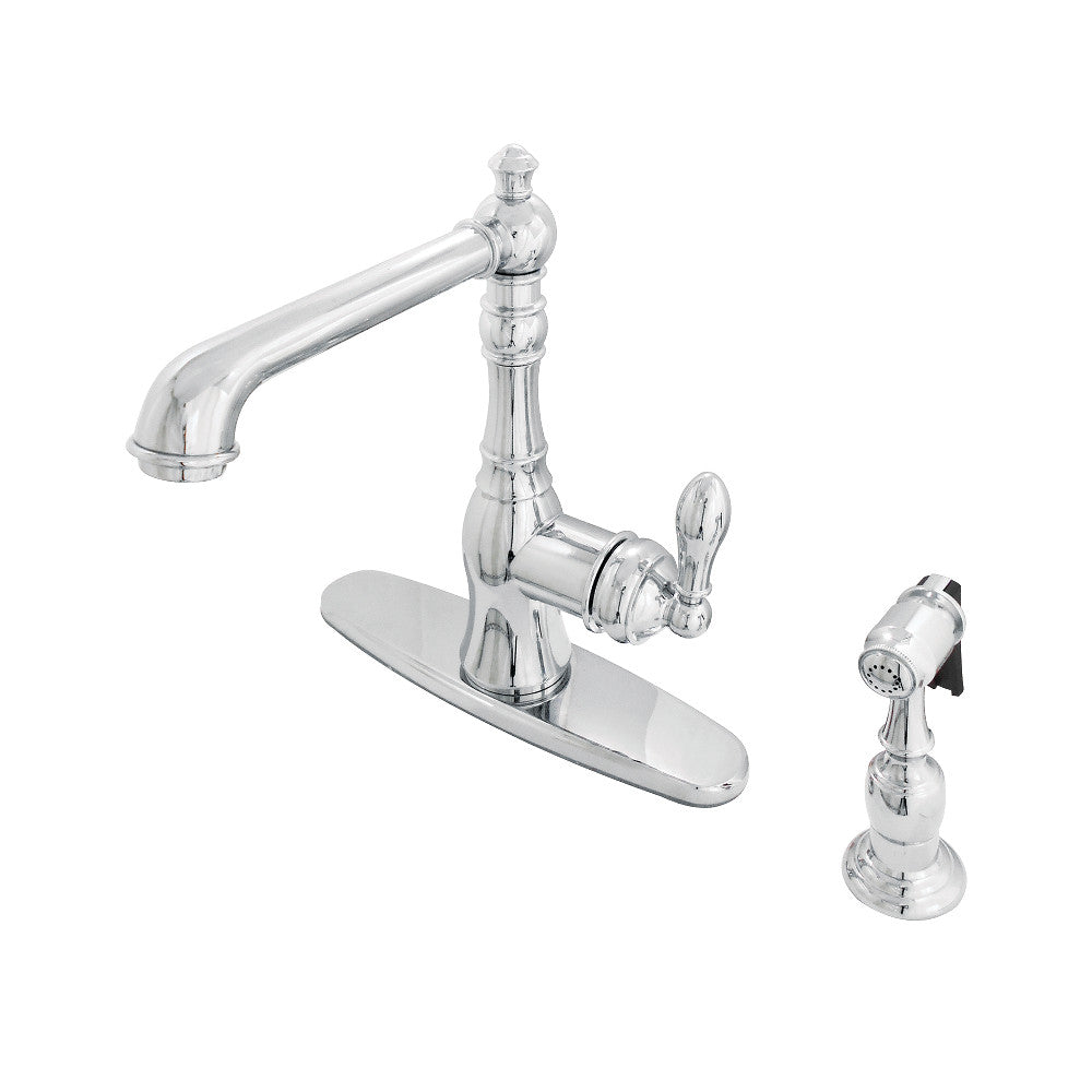American Classic One Handle Kitchen Faucet in Polished Chrome