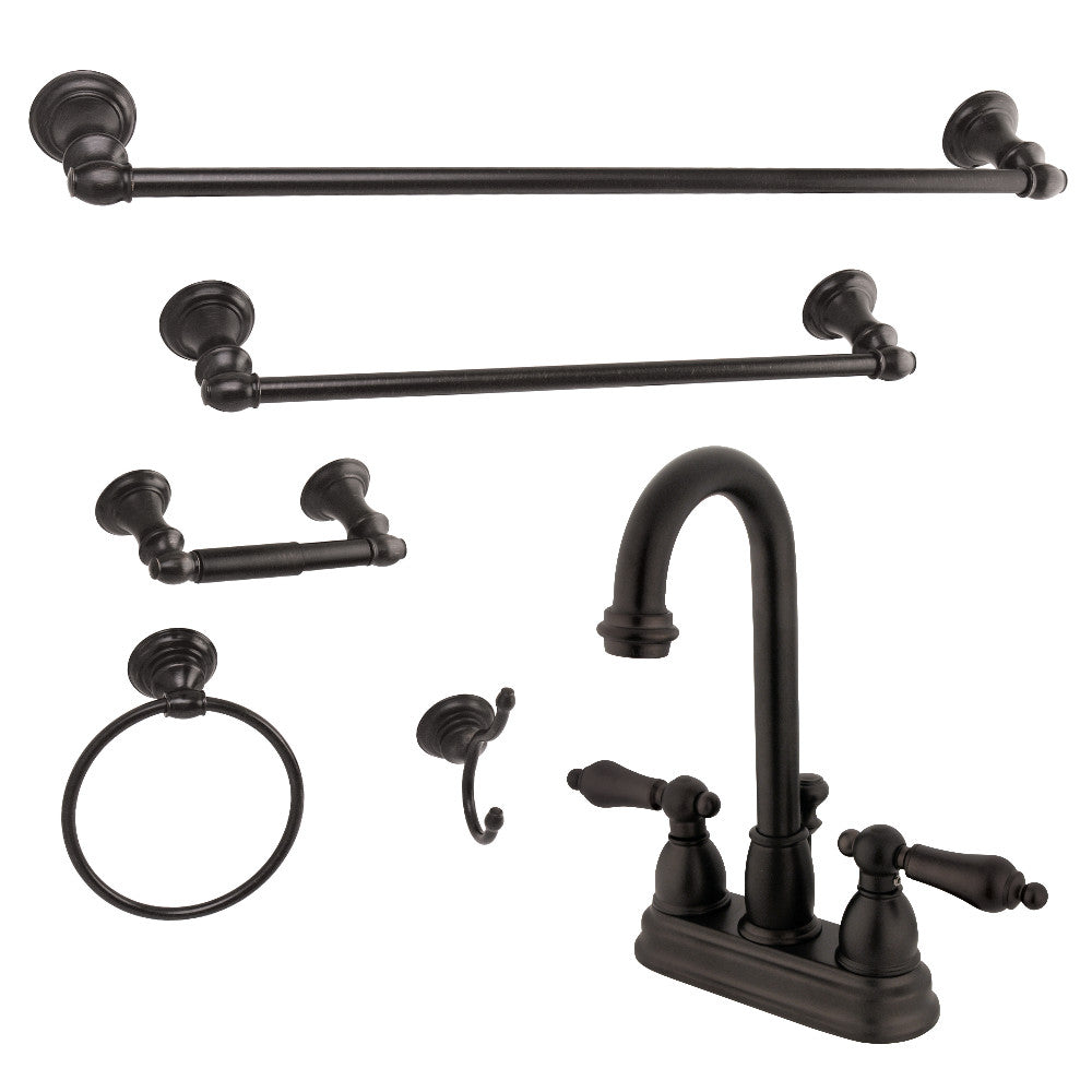 4 Inch Centerset Bathroom Faucet in Oil Rubbed Bronze